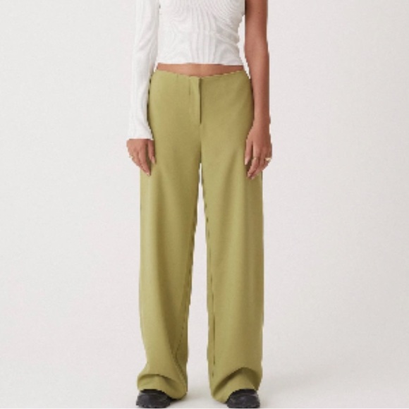 motel Pants - Motel Olive Wide Leg Pants ✨MATCHING TOP SOLD SEPARATELY✨